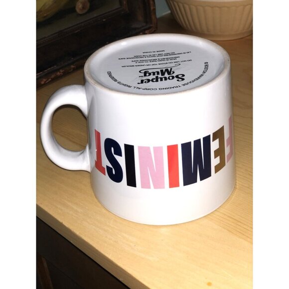 Feminist Souper Mug 24 Oz - Large radical women celebrate empower - Picture 5 of 6